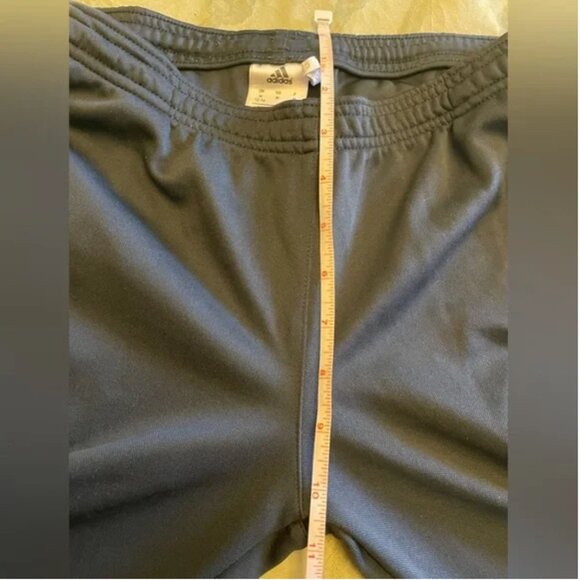 Adidas Climalite Unisex Stretch Elastic Waist Ankle Zippers Black Sweatpants - Picture 7 of 12